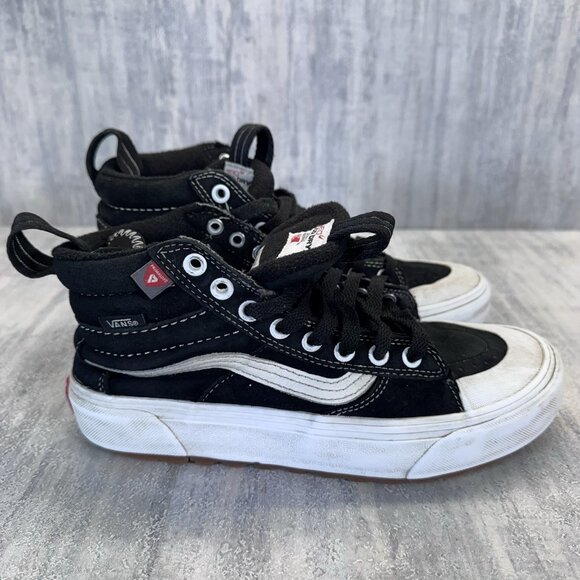 Vans SK8-Hi MTE-2 Primaloft Cold Weather Shoes Black White Women’s 8 Men’s 6.5 - Picture 7 of 14